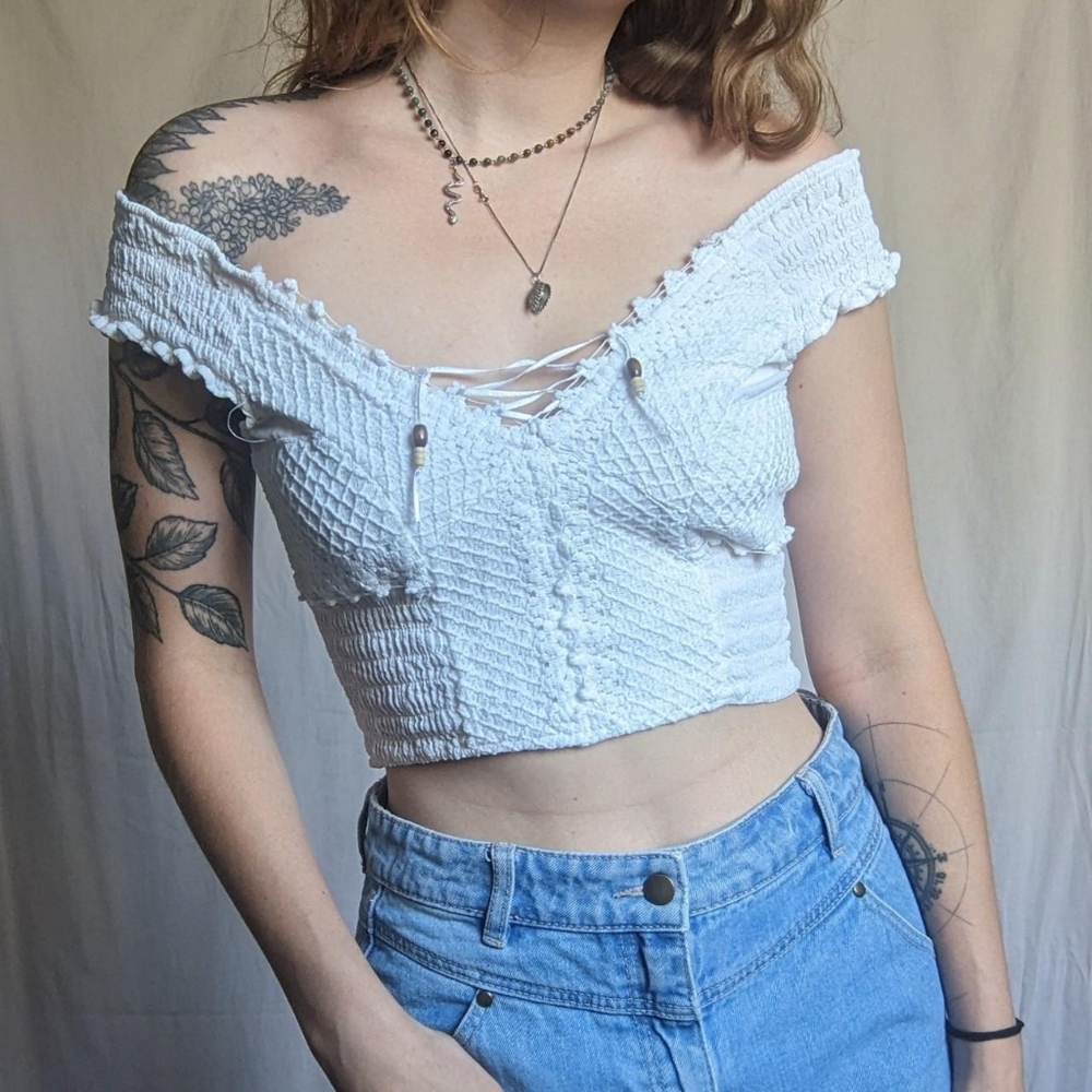 Handmade Off The Shoulder Top